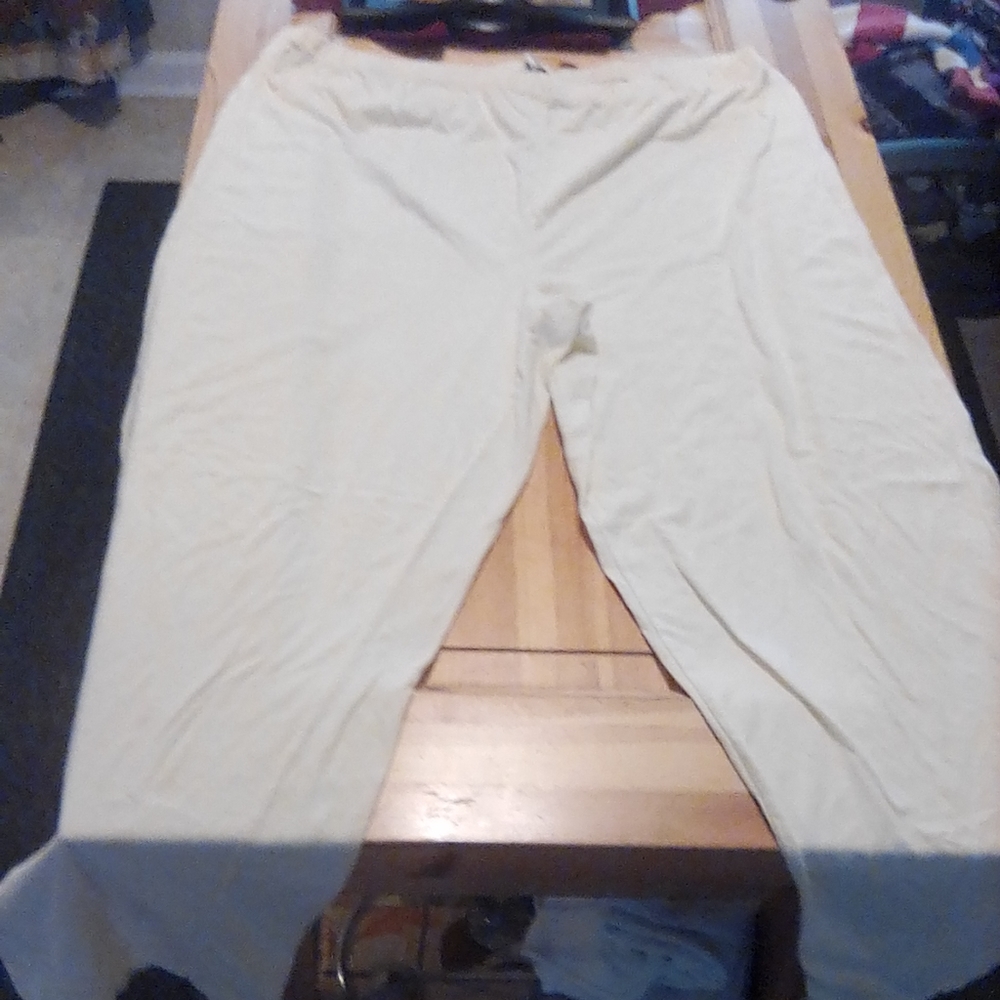 Womens Banana colored stretch/pajama pants